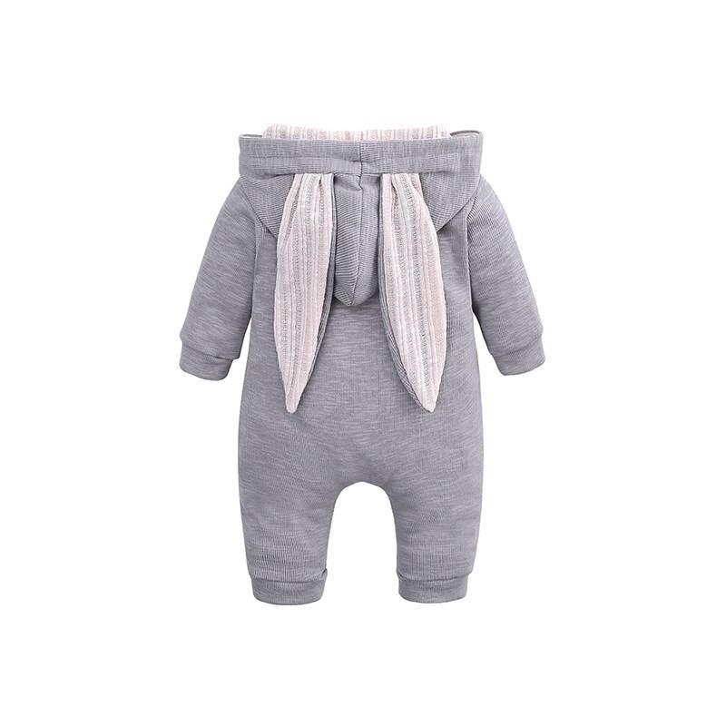 Cartoon Animal Shaped Hooded Baby's Romper