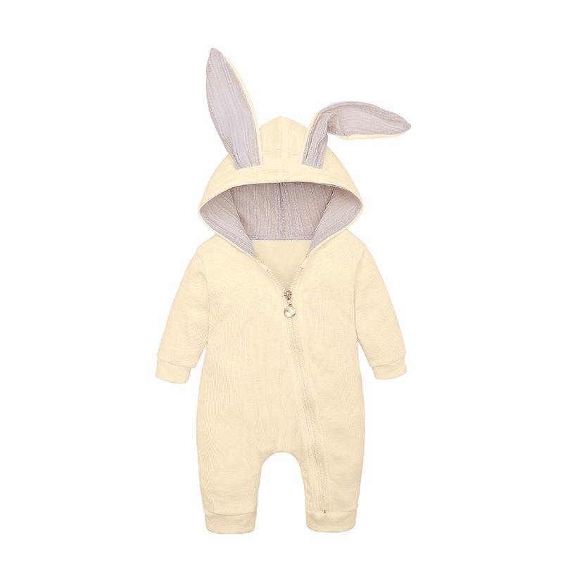 Cartoon Animal Shaped Hooded Baby's Romper