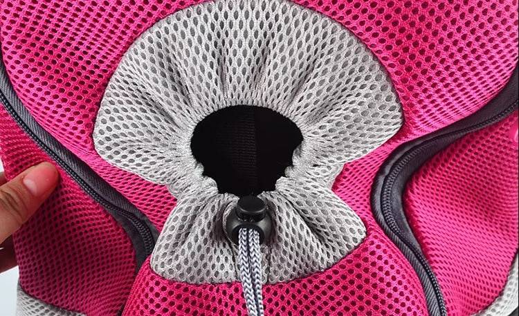 Mochila compacta para transportar perros con orificio para la cabeza Mochila compacta para transportar perros con orificio para la cabeza