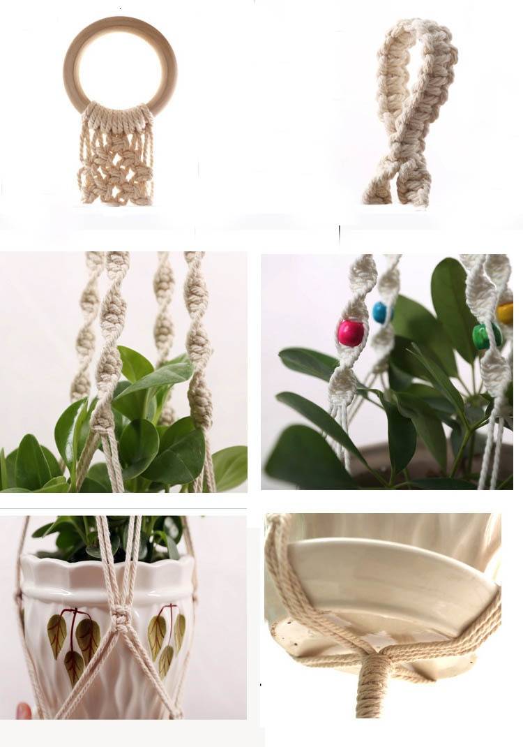 Handmade Macrame Plant Hanger Handmade Macrame Plant Hanger
