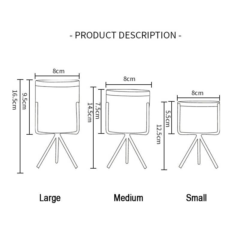 Marble Patterned Ceramic Vase with Stand