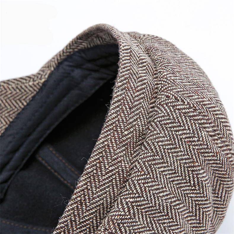 Men's Fashion Autumn Tweed Cap