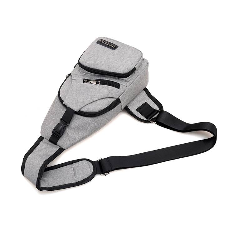 Men's Flat Shoulder Bag with USB Port Men's Flat Shoulder Bag with USB Port