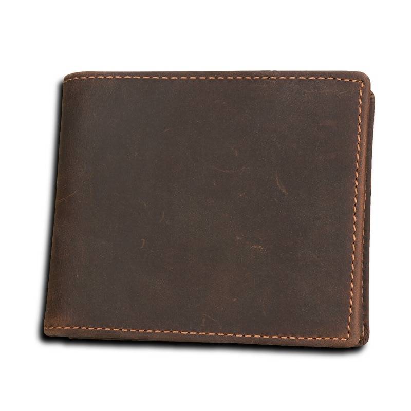 Men’s Vintage Compact Genuine Leather Wallet
