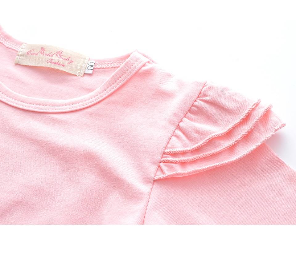 Baby Girls Printed Clothing Set 3 Pcs